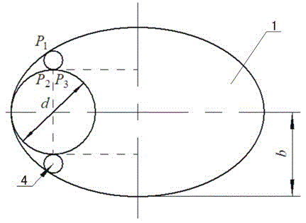 Oval reel for producing wound capacitor unit core and wound capacitor unit core