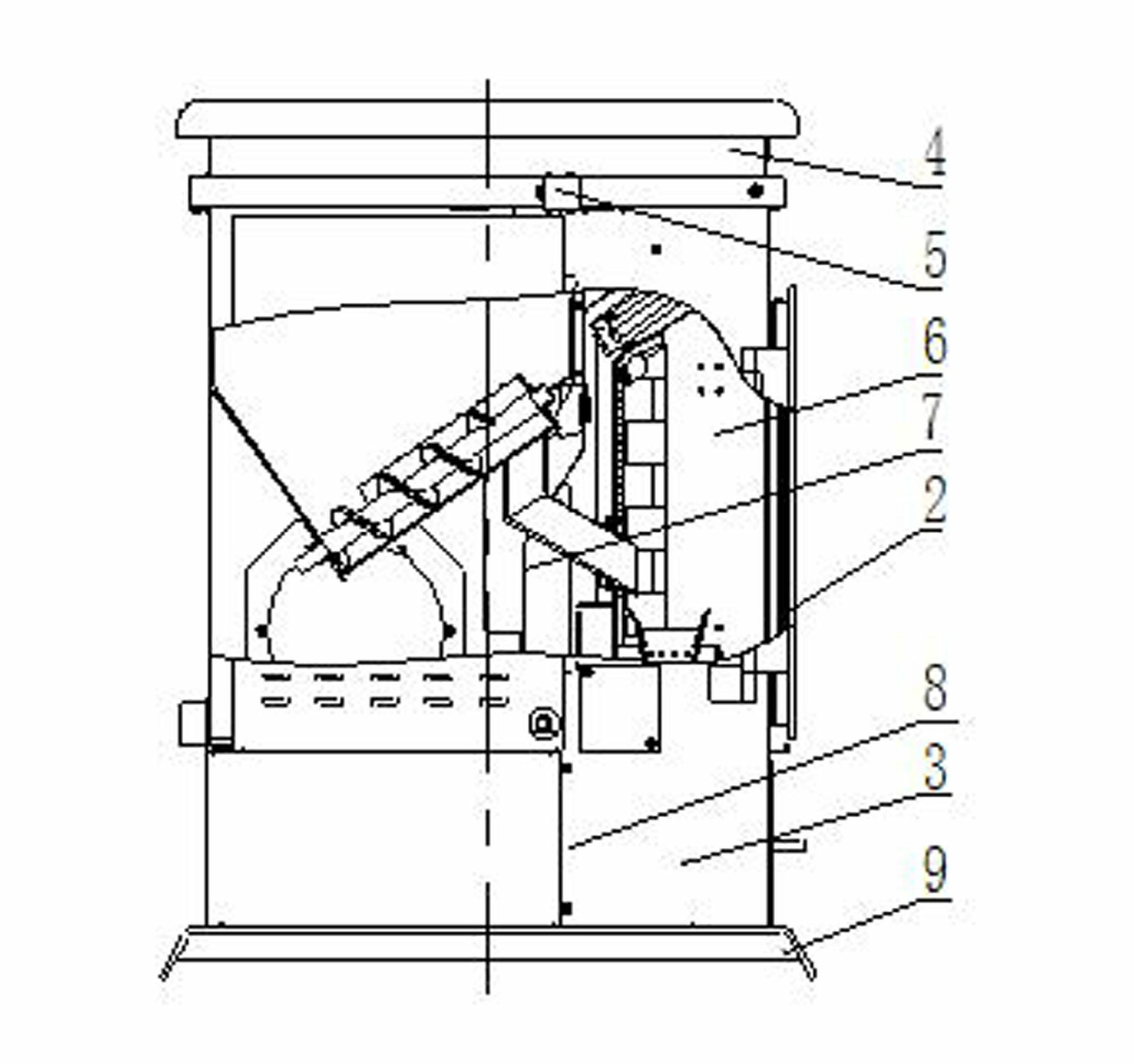 Energy-saving and environment-friendly heating stove