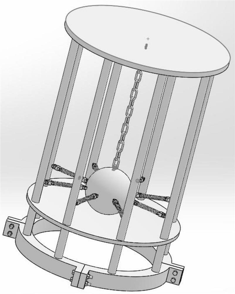 Tuned mass damper for tower