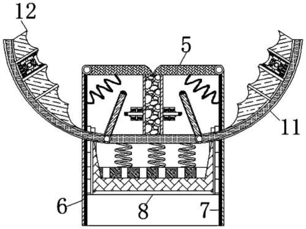 Embellishment equipment for craft arc-shaped ceramics