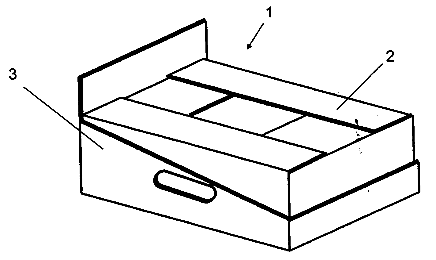Method for storing and shipping fruit and container for use with said method