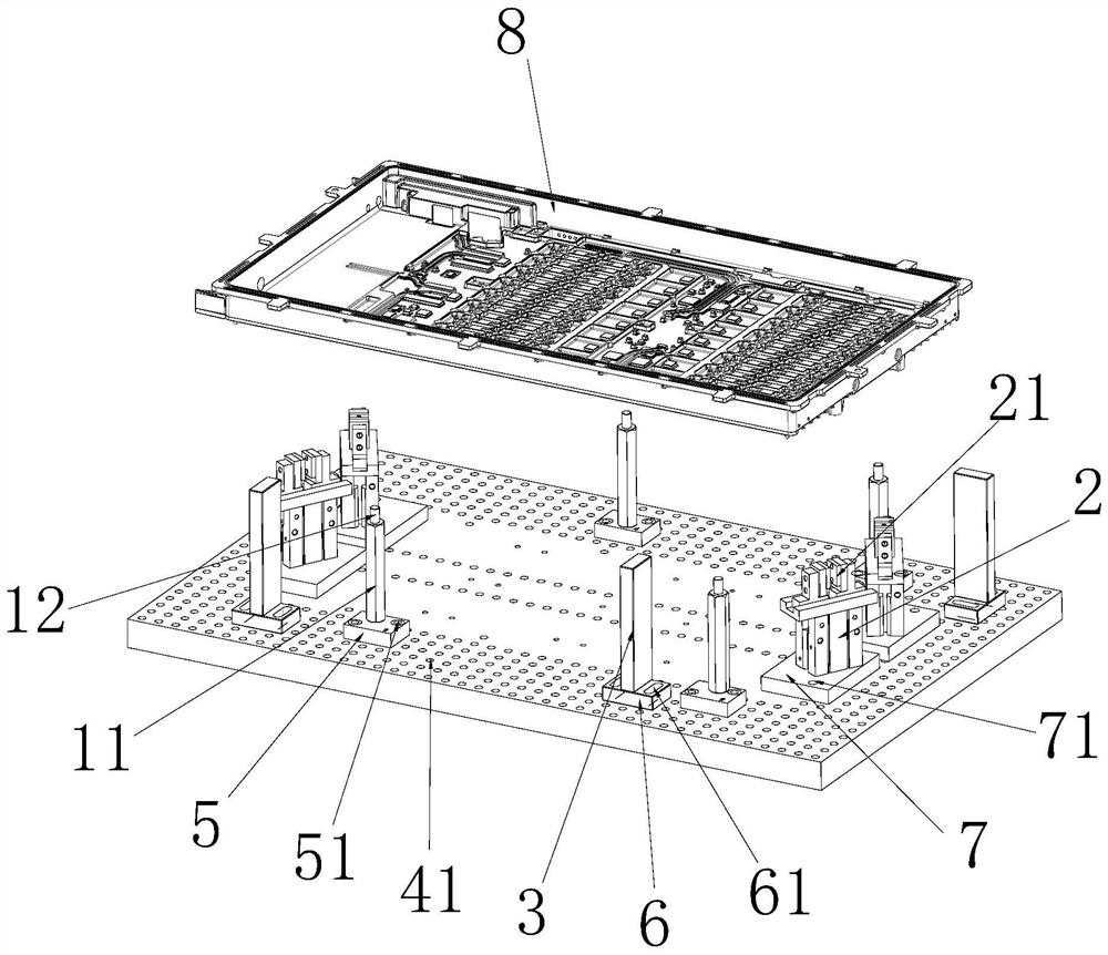 5G machine shell machining method and tool clamp adopted by 5G machine shell machining method