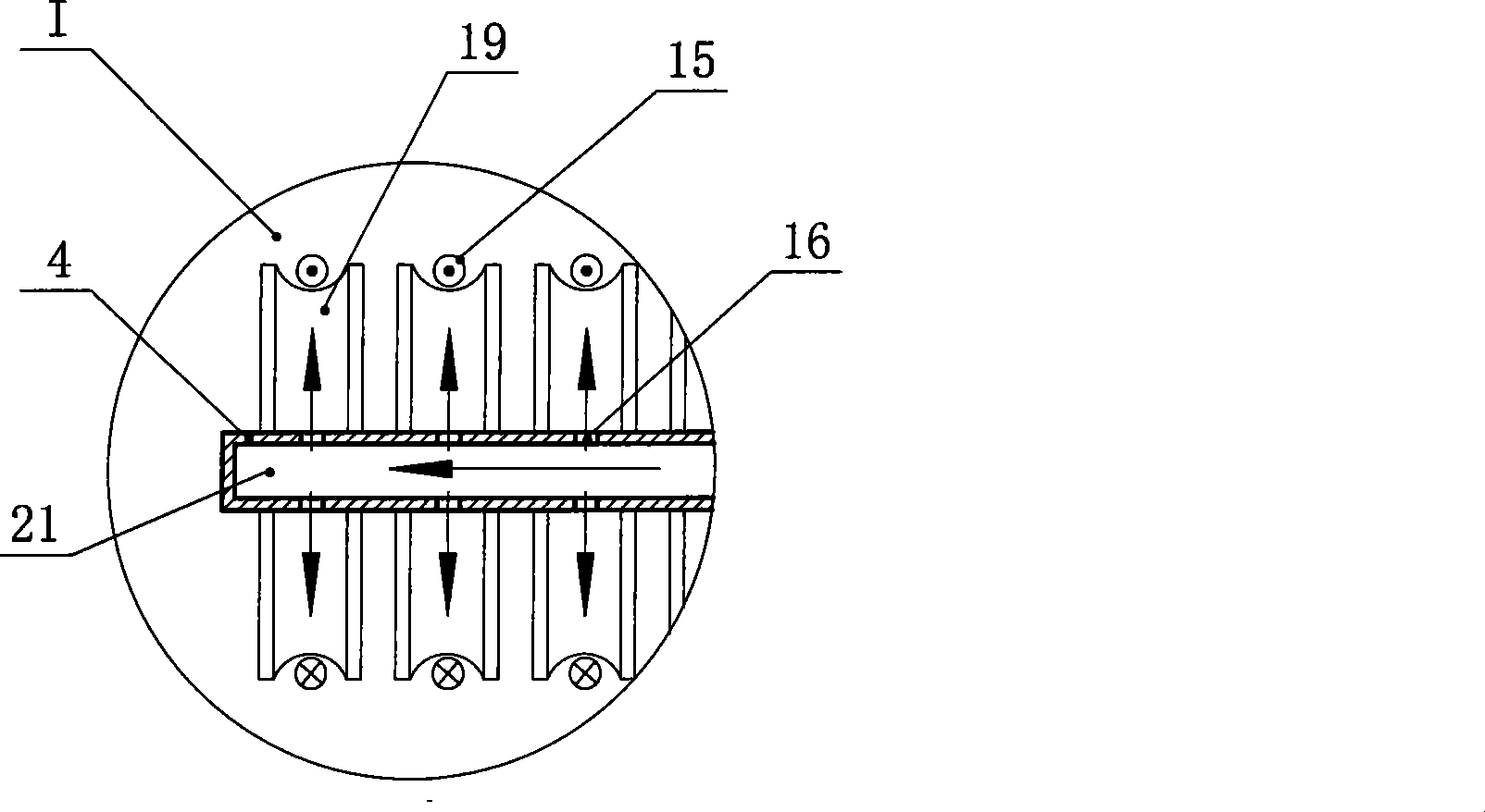 Sizing drying machine