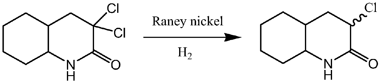 Synthetic process of 3-chloro-octahydro-2(1h)-quinolinone