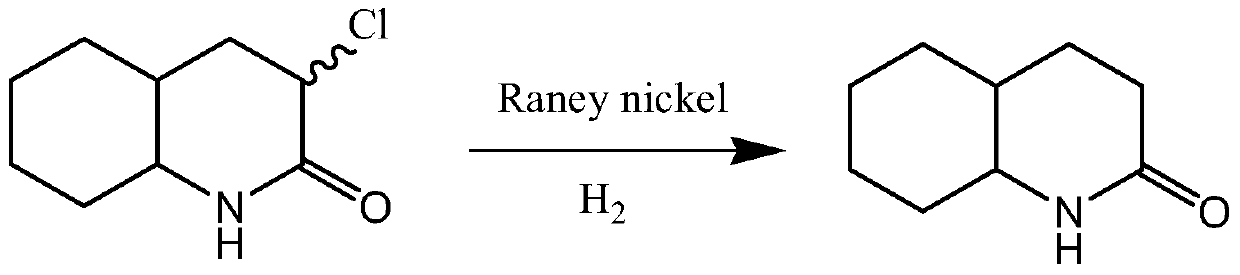 Synthetic process of 3-chloro-octahydro-2(1h)-quinolinone