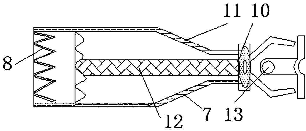 A split shaft tube