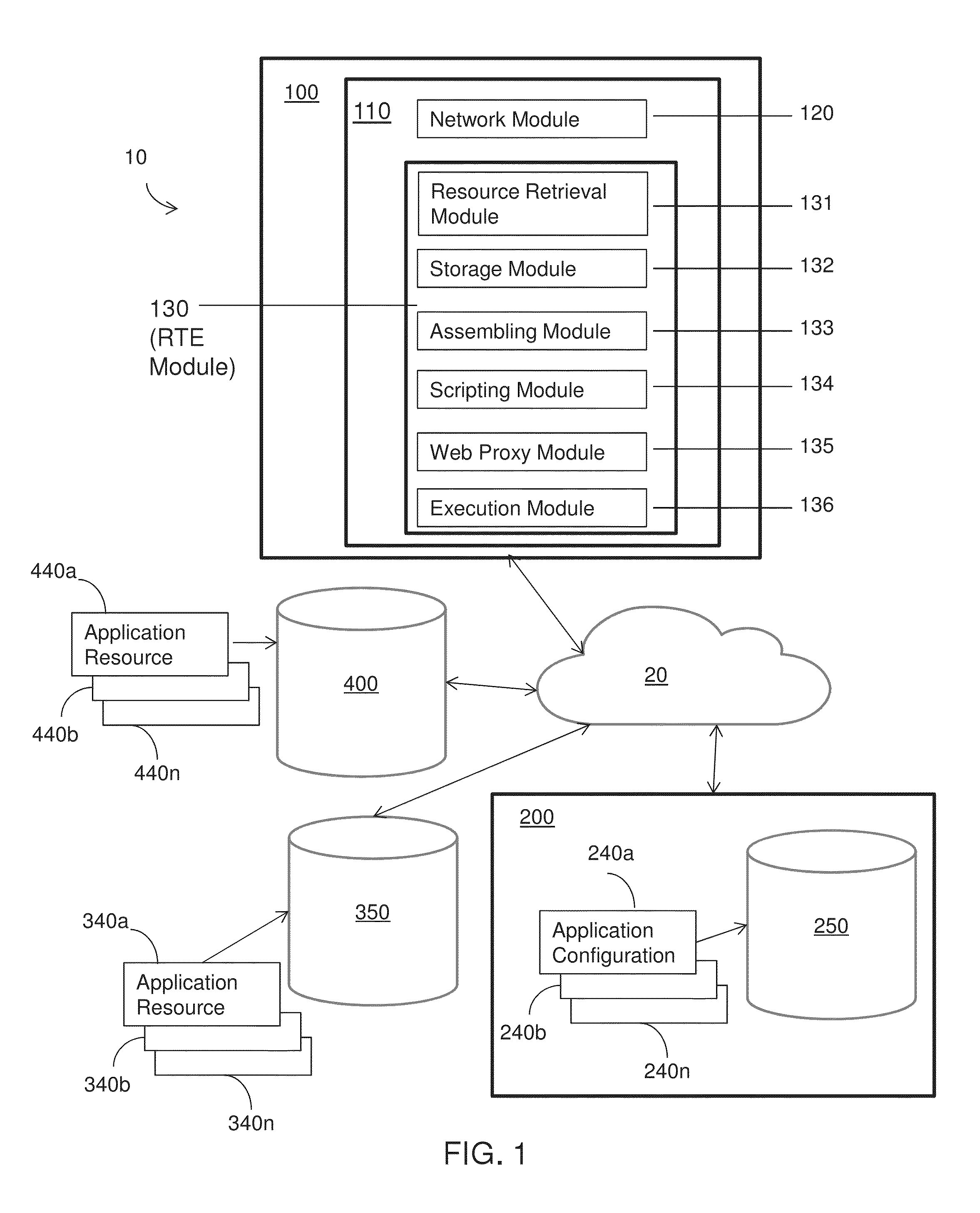 System and method for dynamically assembling an application on a client device