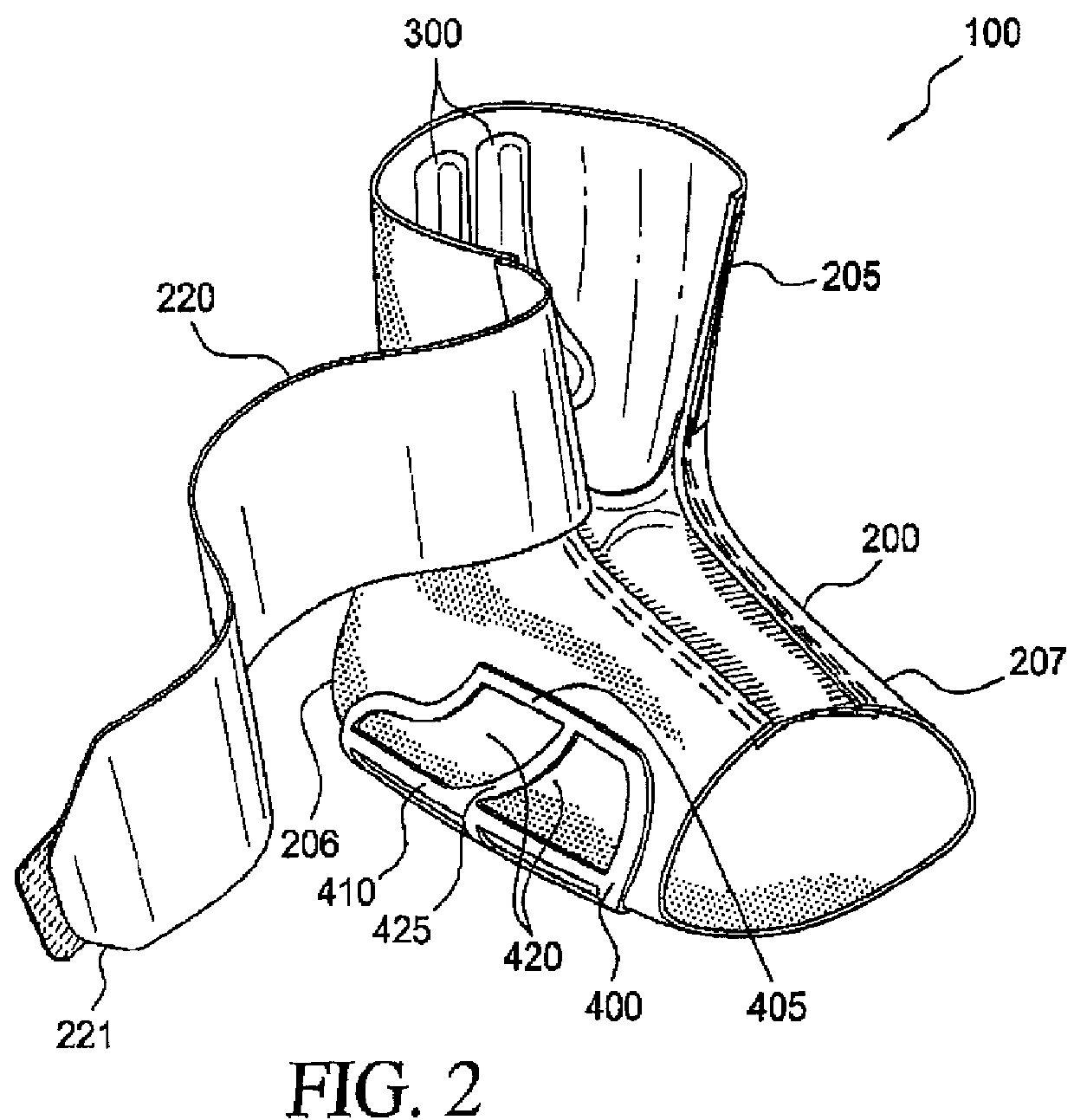 Proprioceptive topical ankle gear and methods of use
