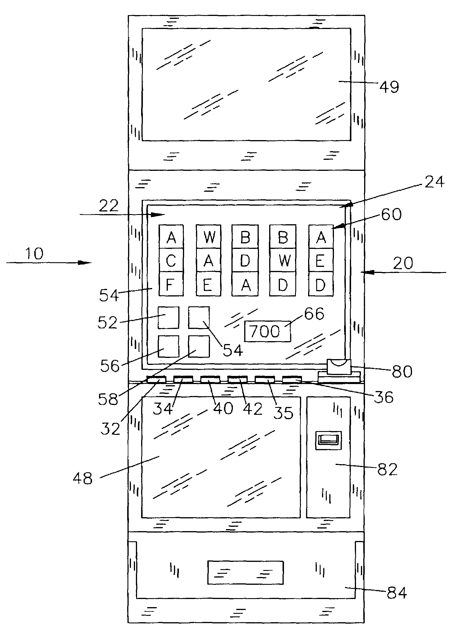 Slot machine method with symbol replacement