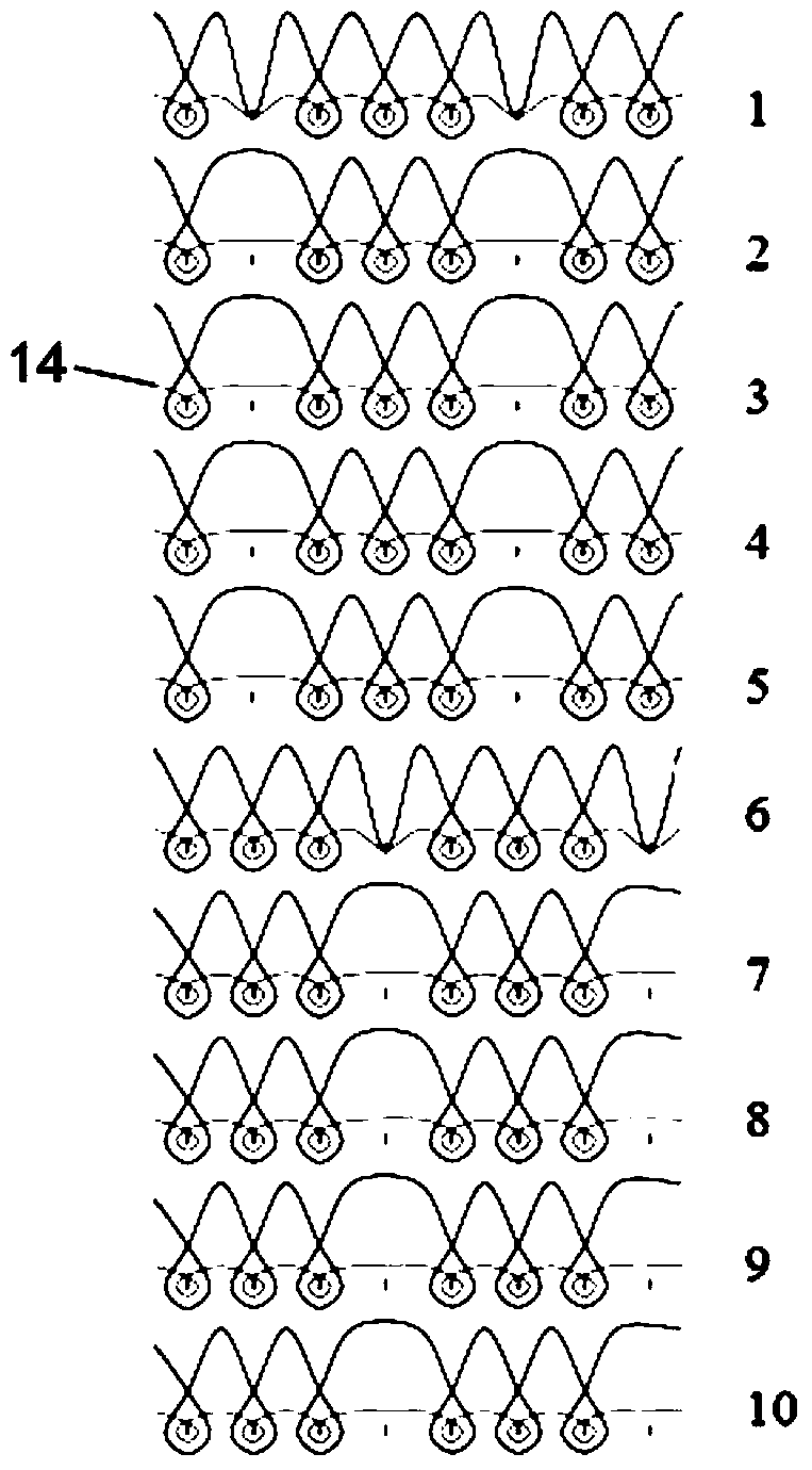 Three-dimensional terry flannelette fabric and manufacturing method thereof