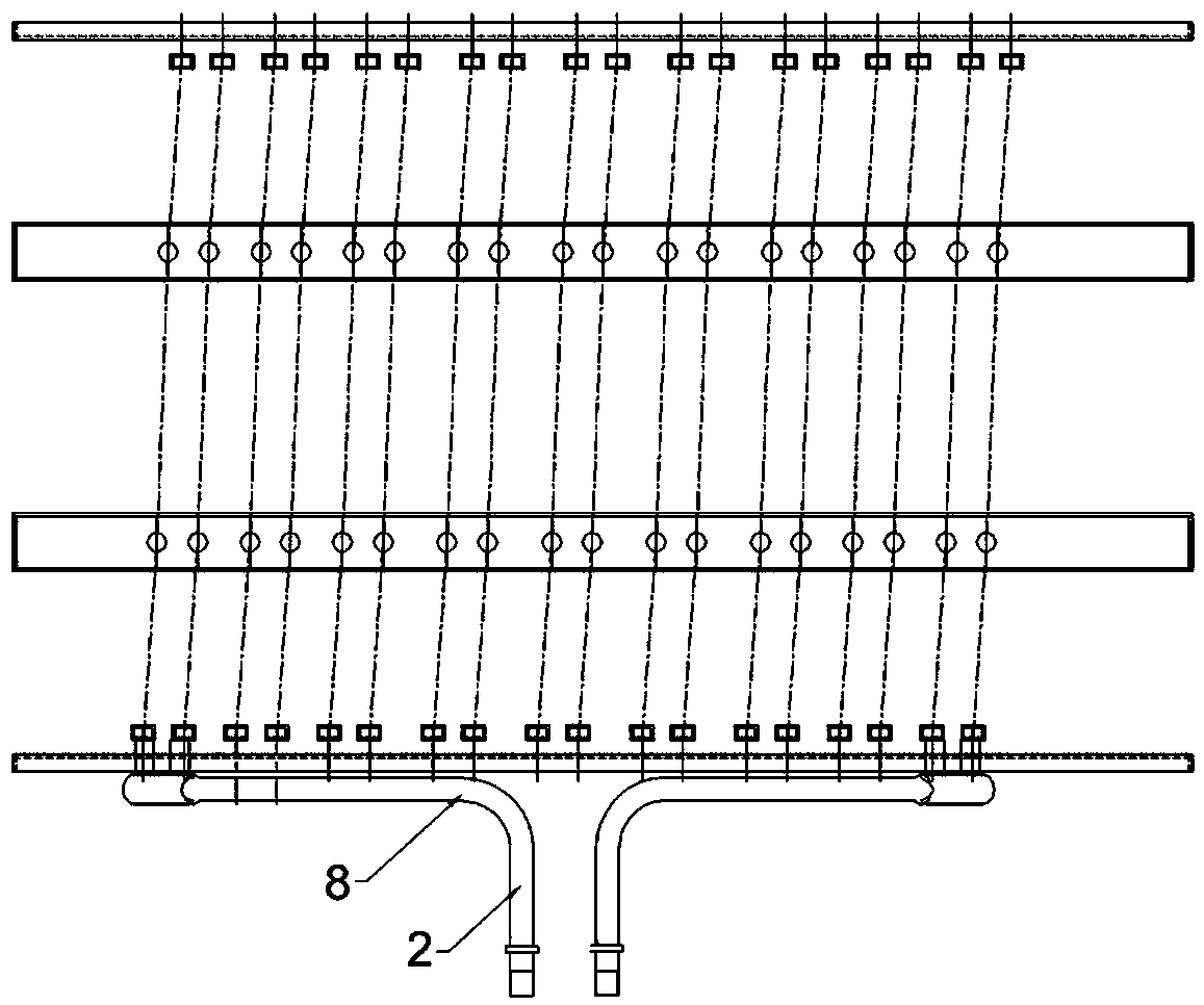 Coffin-shaped structure induction coil