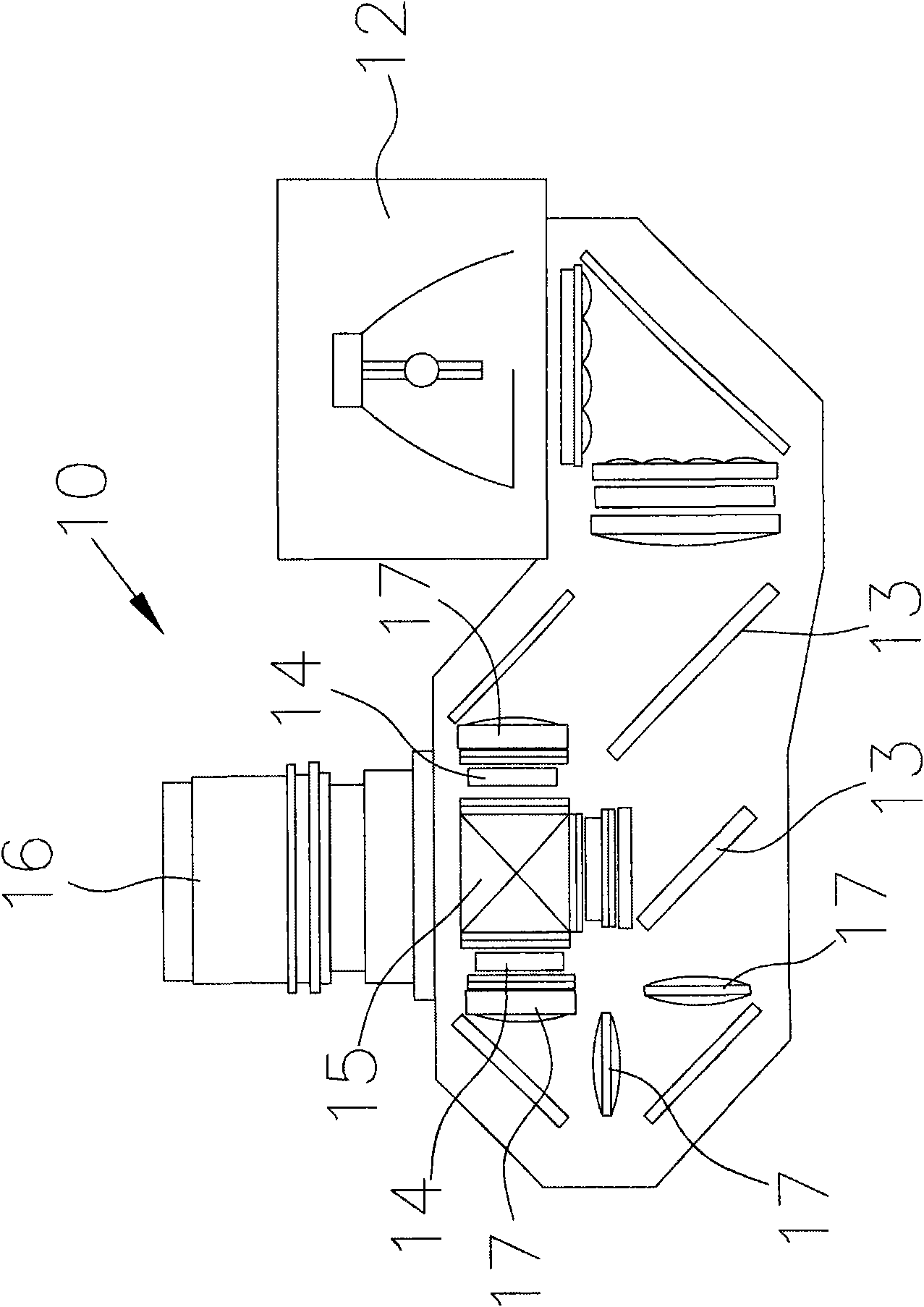 Display device for showing frames