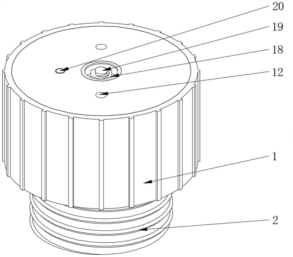 Super capacitor explosion-proof pressure relief valve