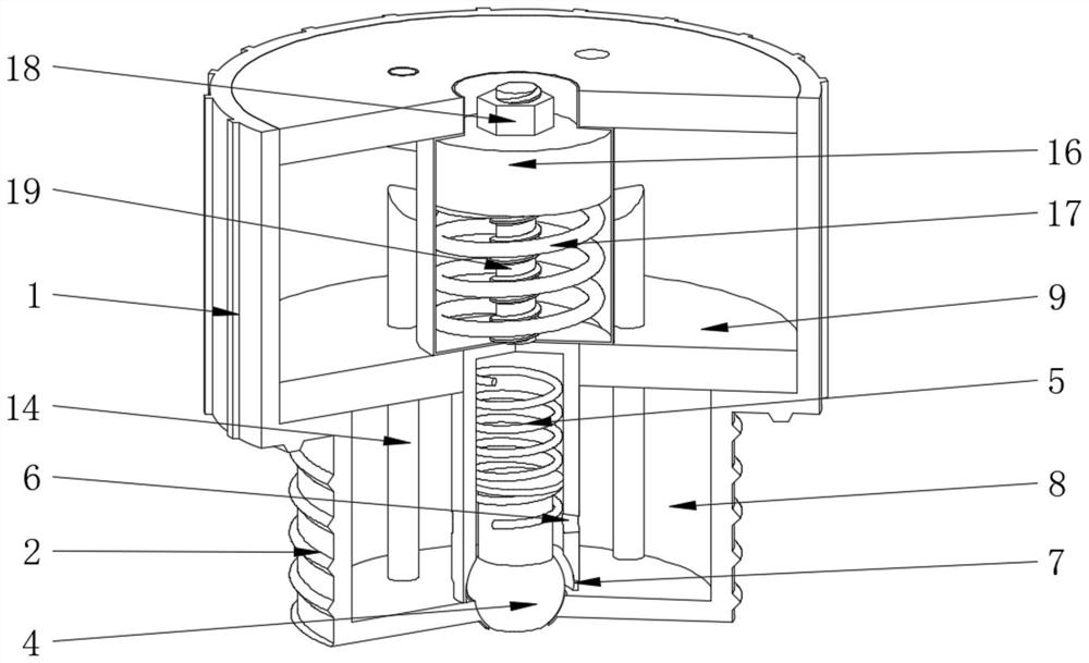 Super capacitor explosion-proof pressure relief valve