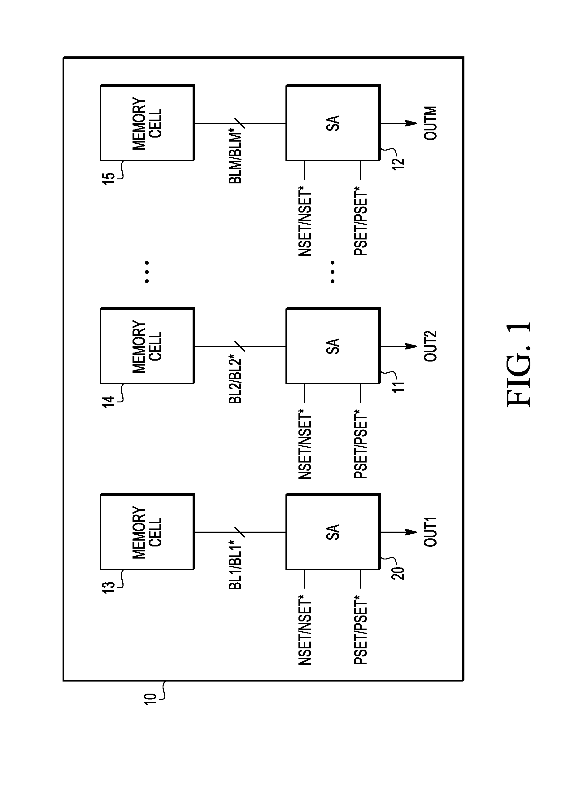Memory having a latching sense amplifier resistant to negative bias temperature instability and method therefor