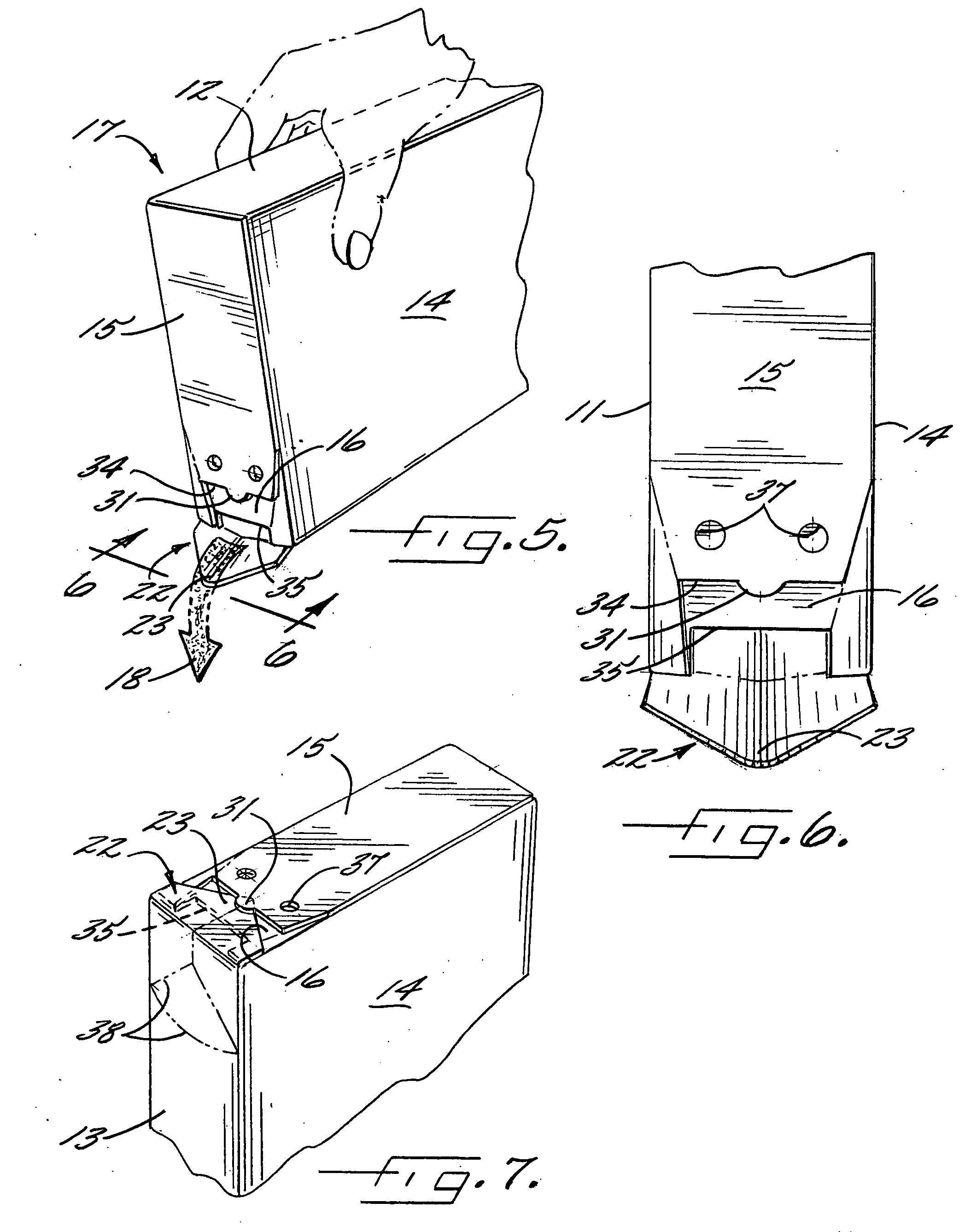 Blank capable of forming a container having an integral pour spout
