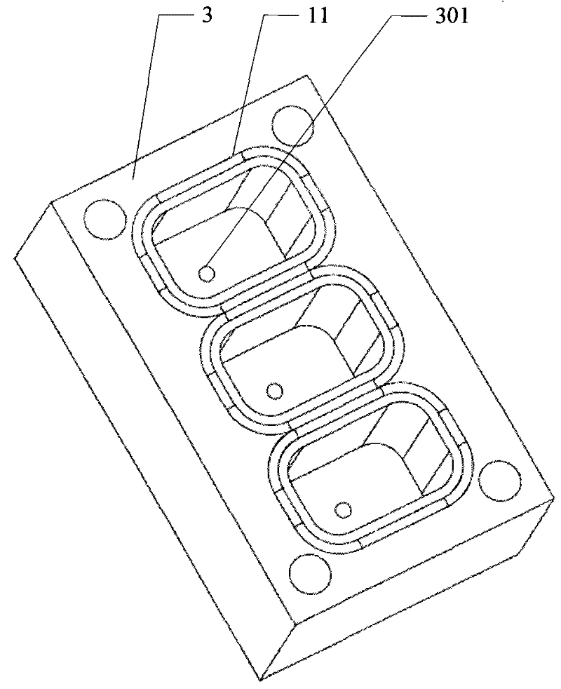 Hole type multi-cavity colloid thrustor