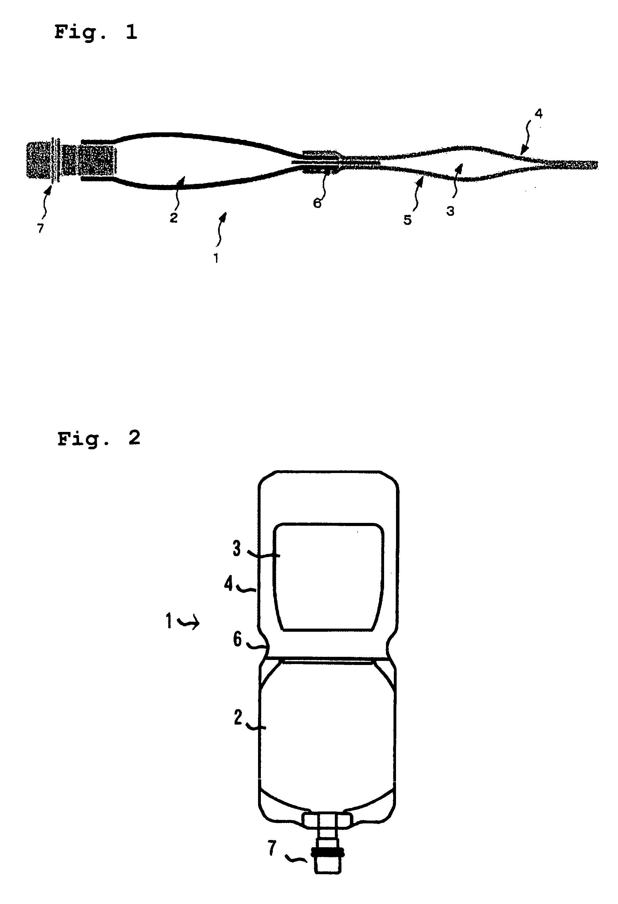 Multi-layered medical container and medical plural chamber container