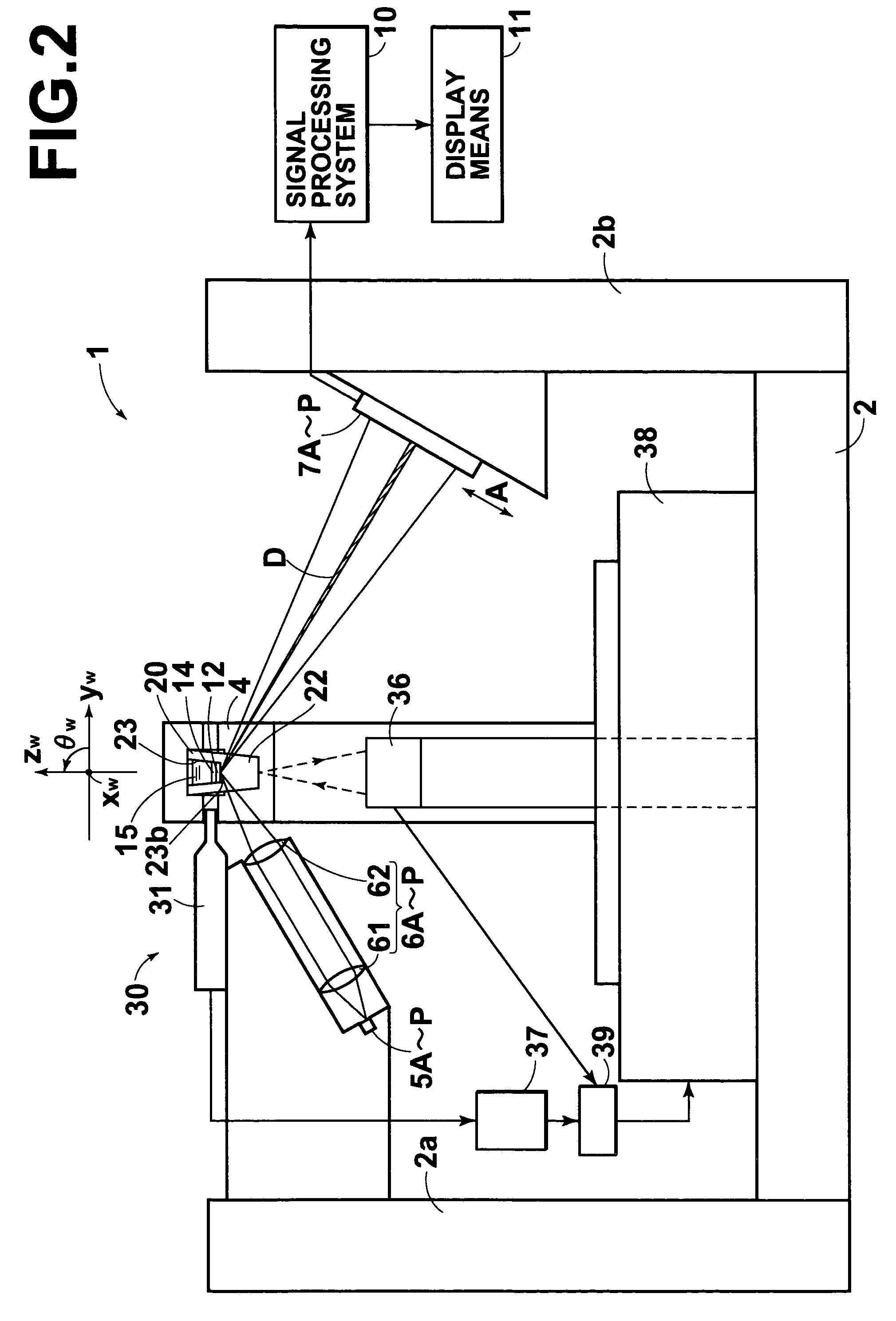 Measuring apparatus and sensor unit for same