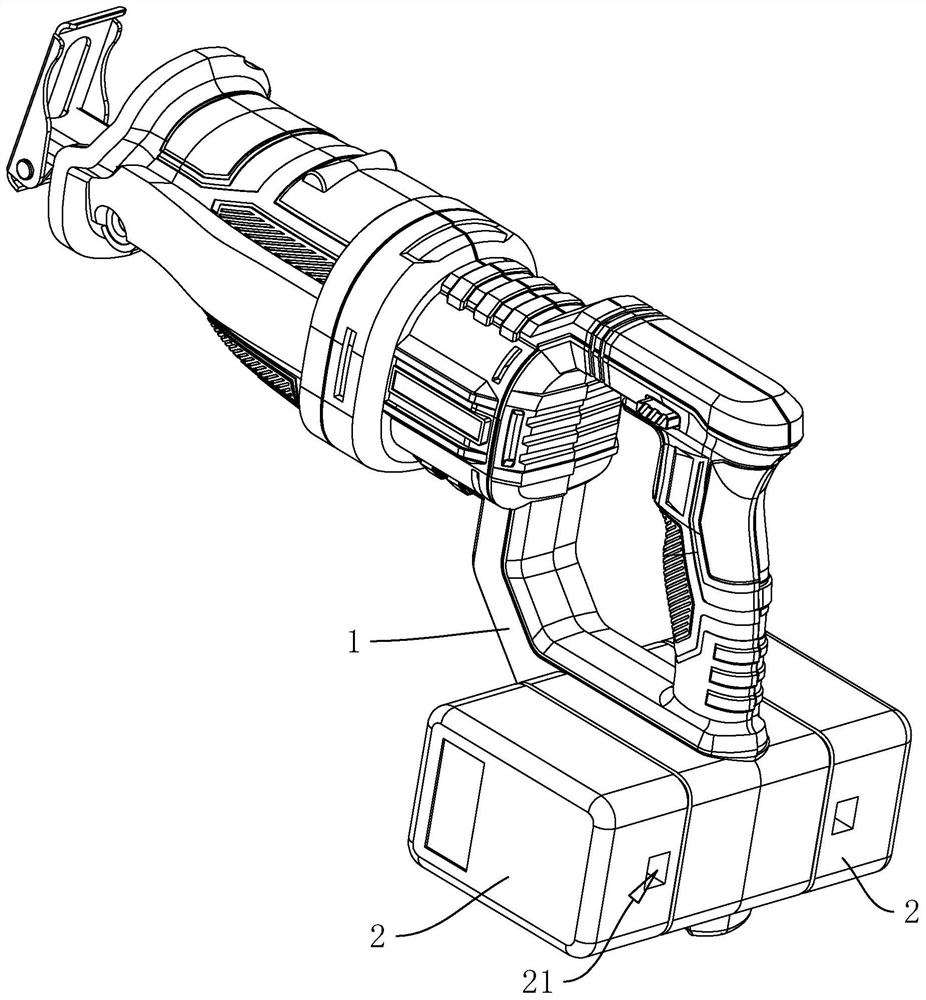 Electric reciprocating saw convenient to use