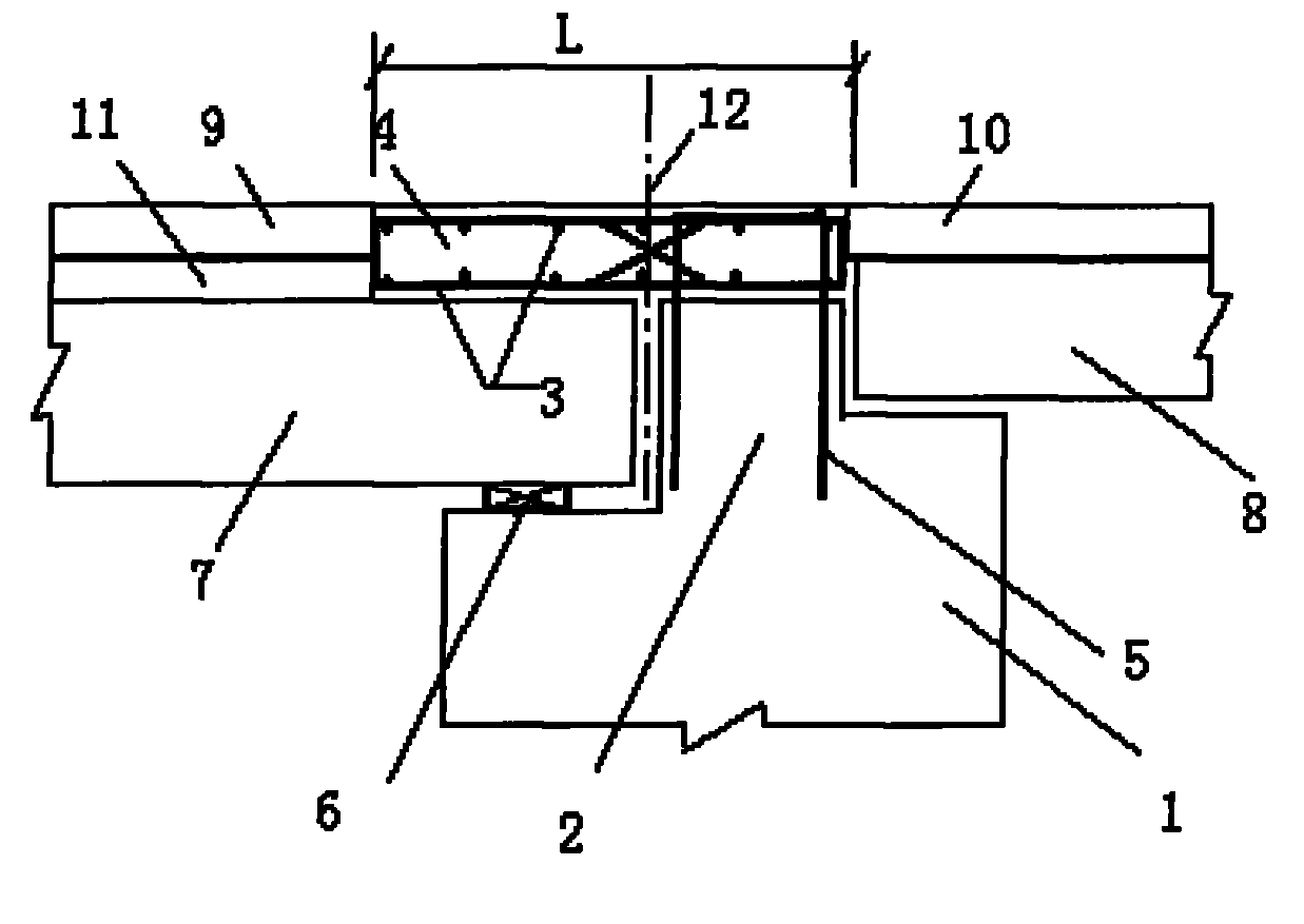 Method for rebuilding simply-supported beam bridge into semi-integral bridge abutment beam