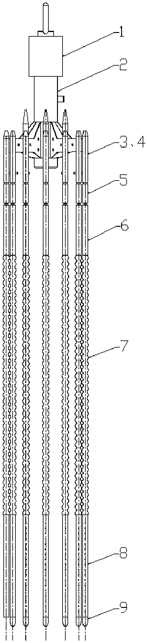 Nuclear reactor control rod bundle assembly in-service inspection device decontamination tool