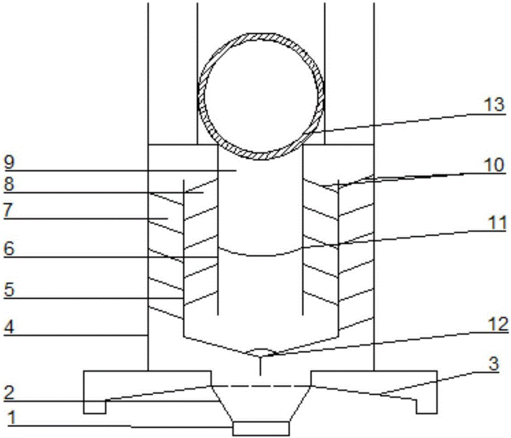 High-grease-separation-degree extractor hood and built-in spiral separation device thereof