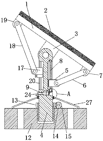 A solar water pump system and an application method thereof