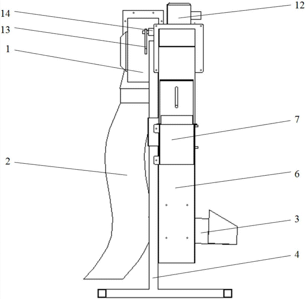 Small seed wind separator