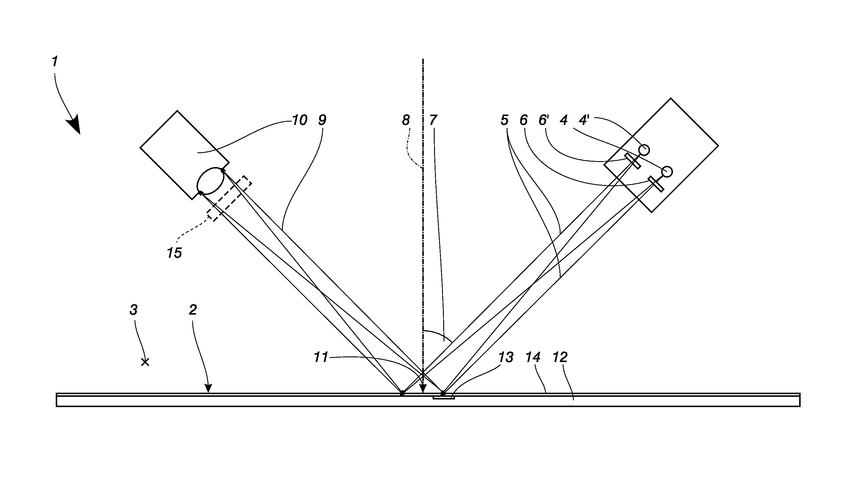 Sensor for capturing a moving material web