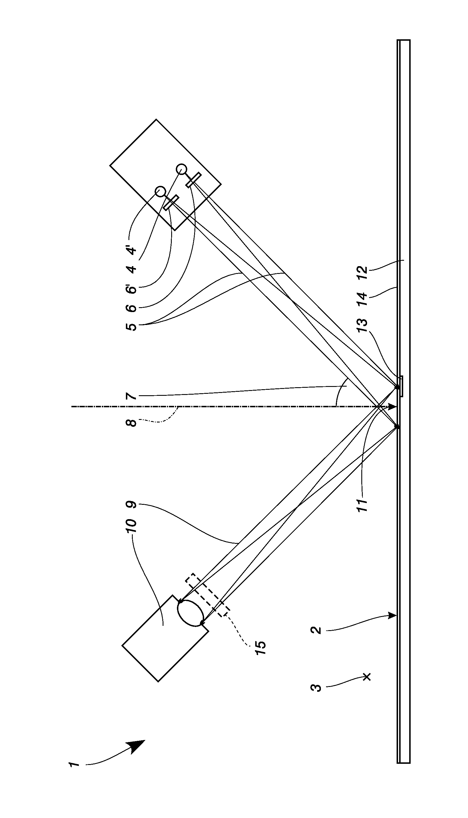 Sensor for capturing a moving material web