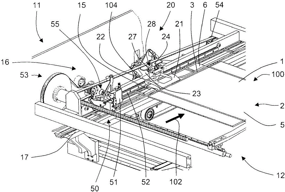 Device and method for processing primarily flat workpieces