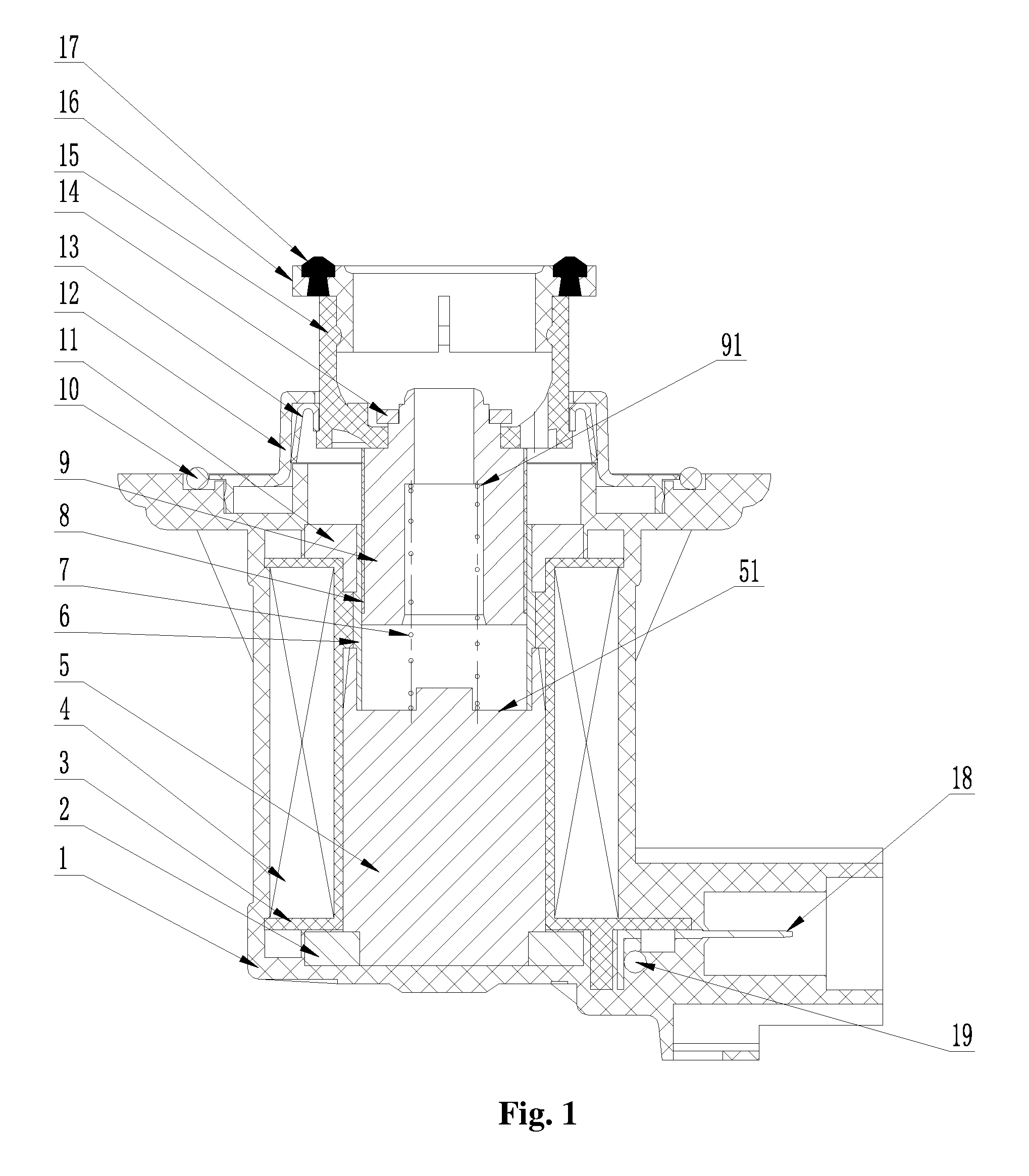 Electromagnetic relief valve for turbocharger