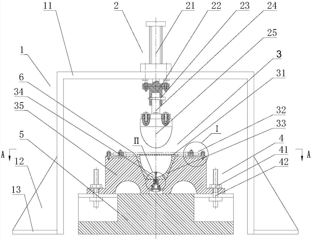 An egg-shaped pressure shell manufacturing device and manufacturing method