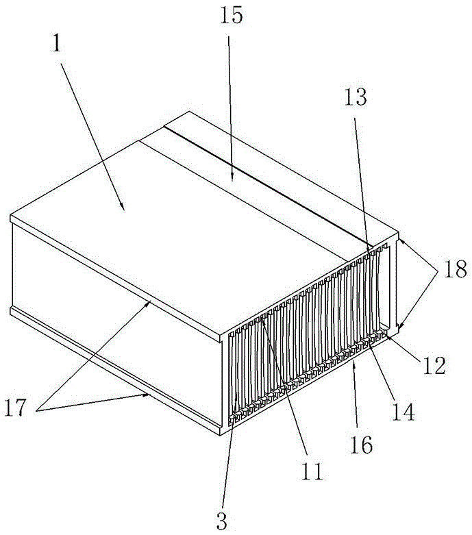 Arc material box and using method thereof