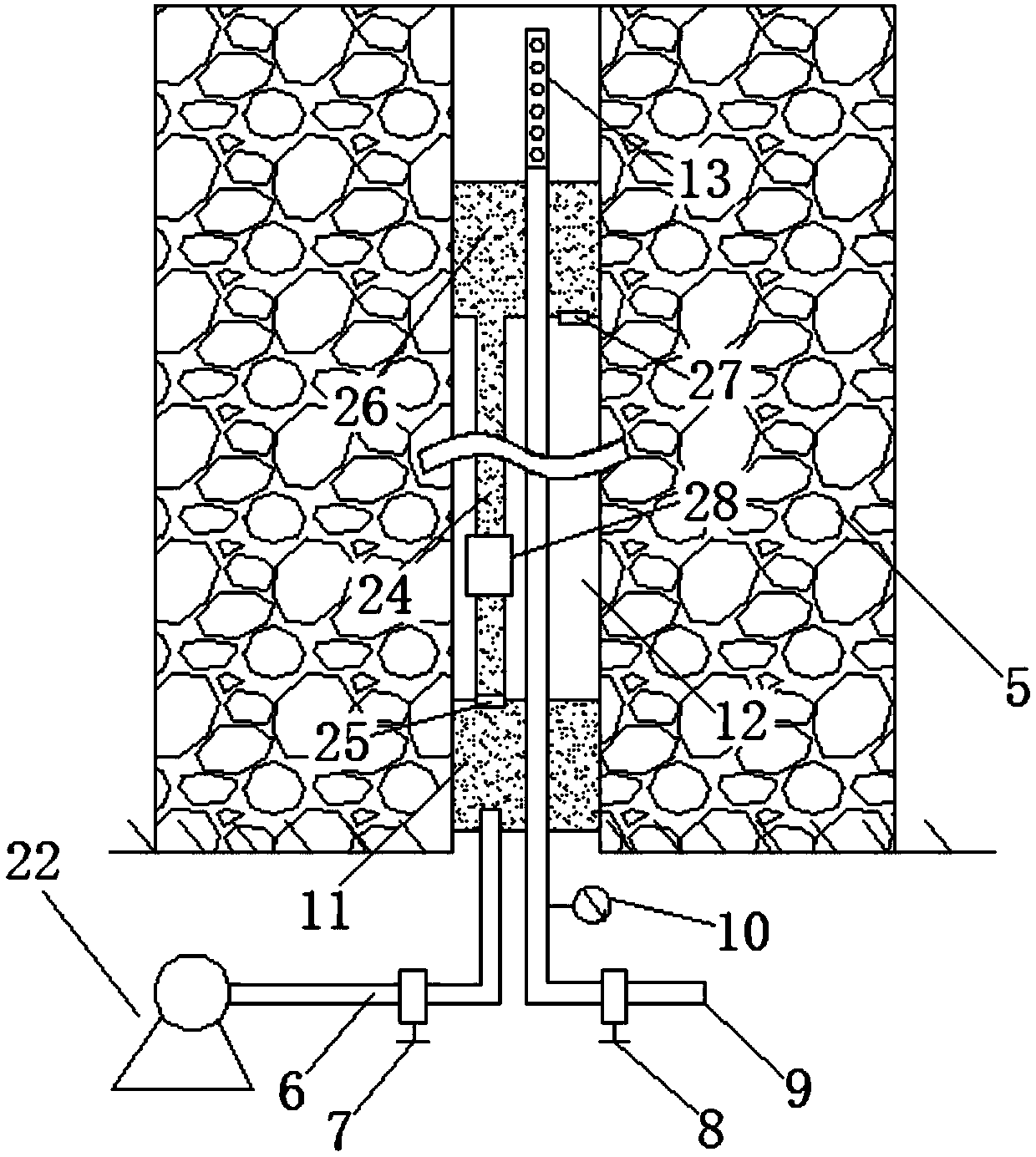 Soft coal step-by-step zooming hydraulic fracturing anatonosis device and method