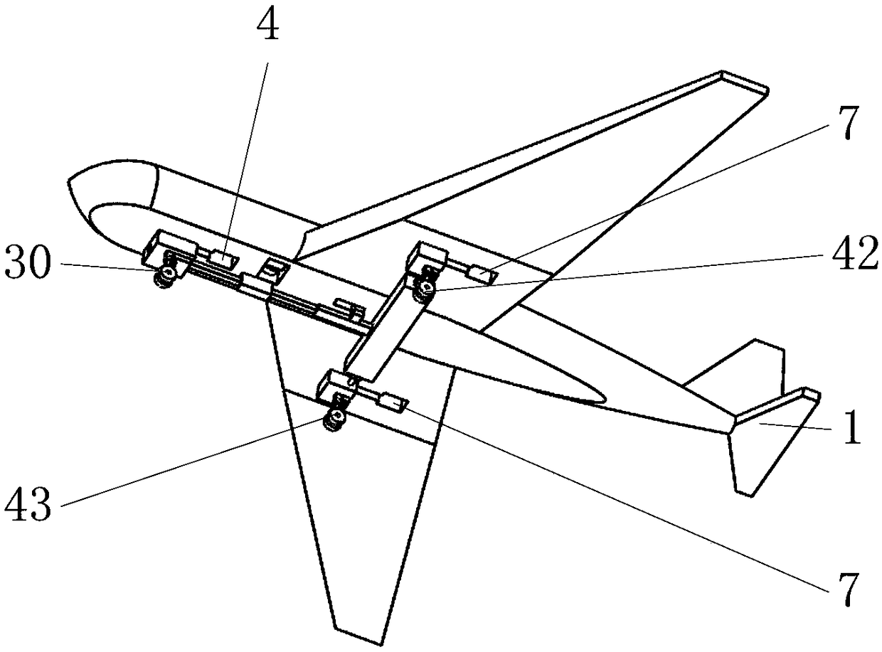 Unmanned aerial vehicle with foldable landing gear