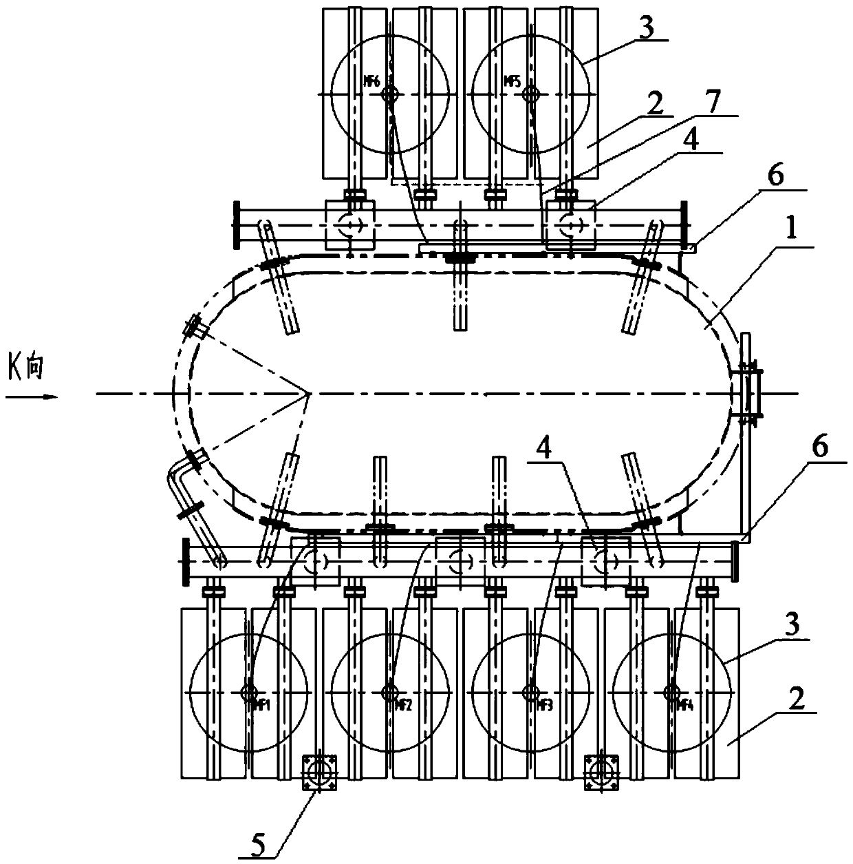 Device and method for increasing capacity of oil-immersed transformer