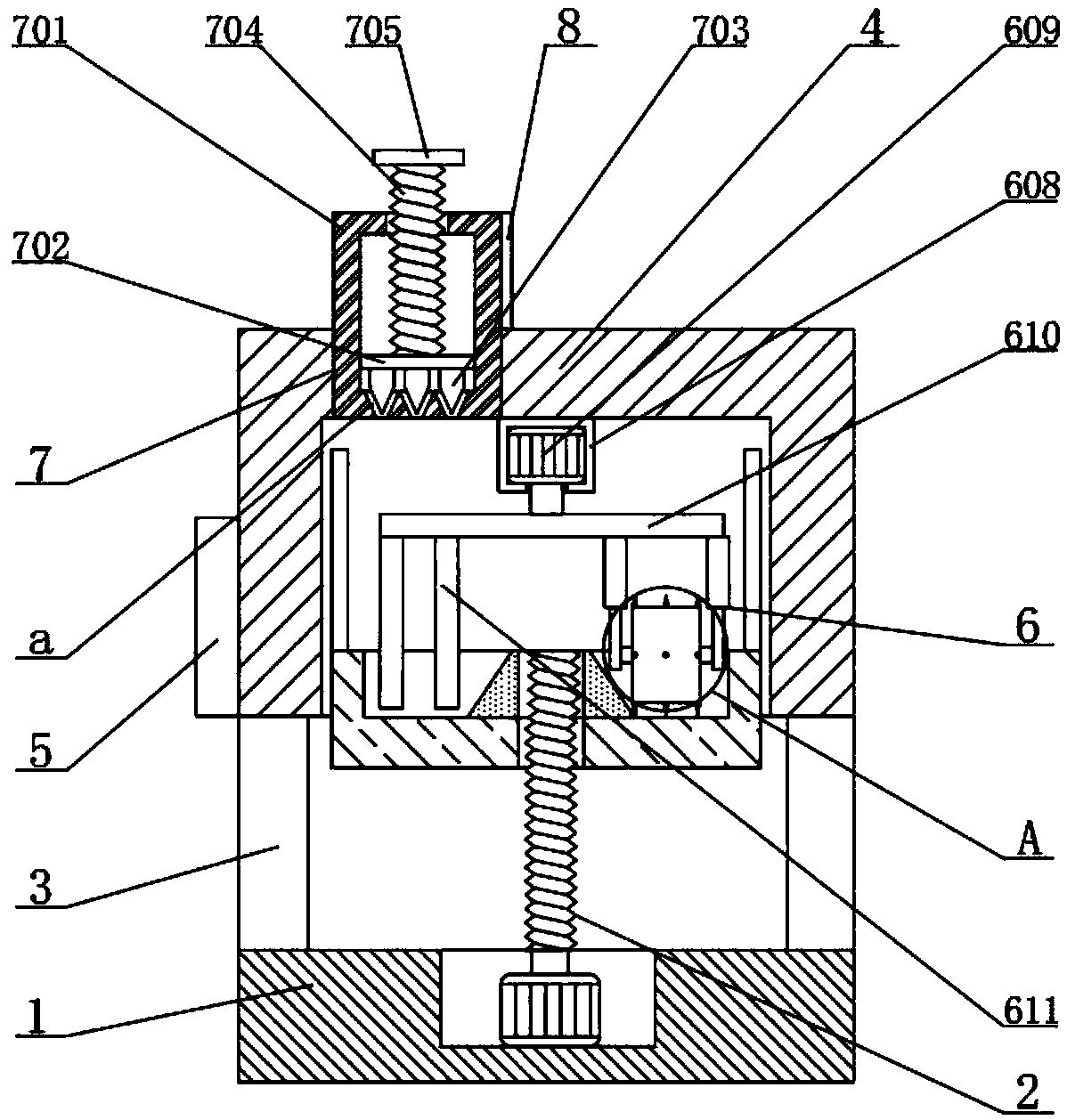 Pickling device for preserved meat production