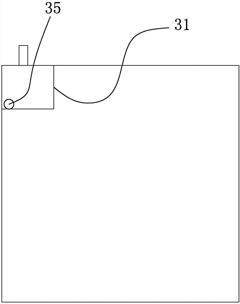 Biochemical treatment tank for efficiently filtering sewage source heat pump