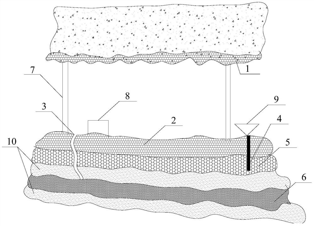 Mine floor confined aquifer grouting interception plugging effect evaluation method and system