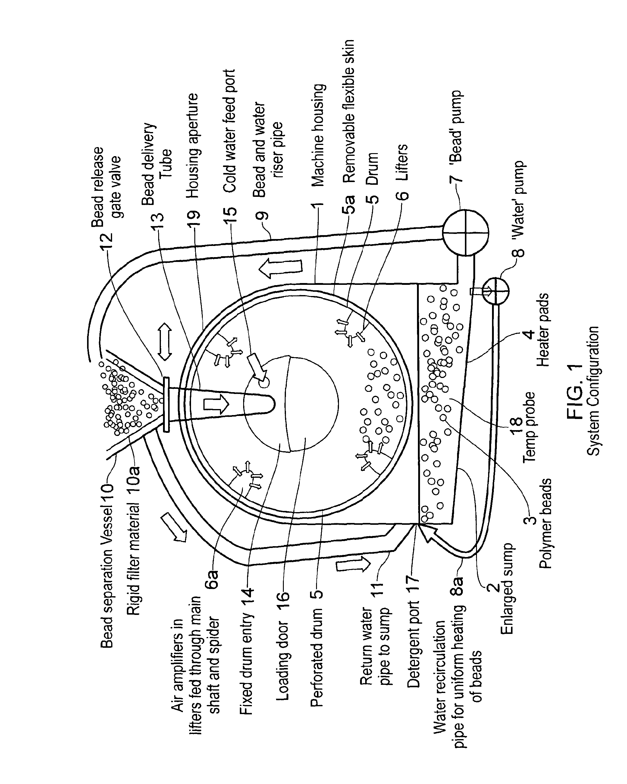 Cleaning apparatus for soiled substrates having a removable cage sealing means