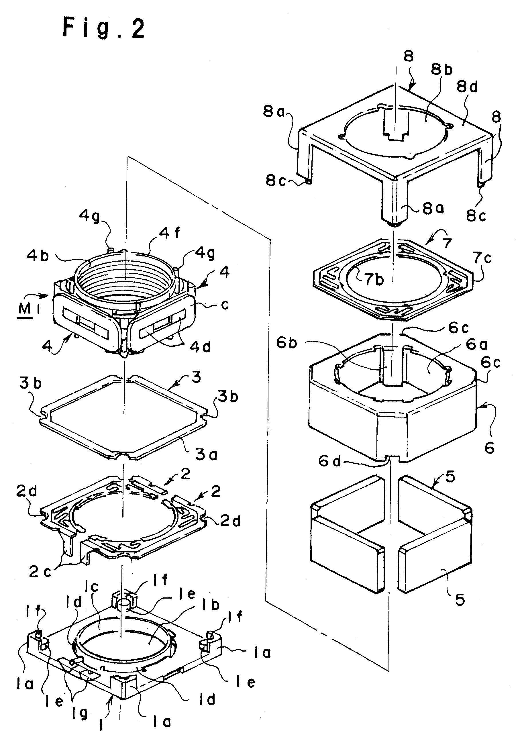 Voice coil type lens drive assembly