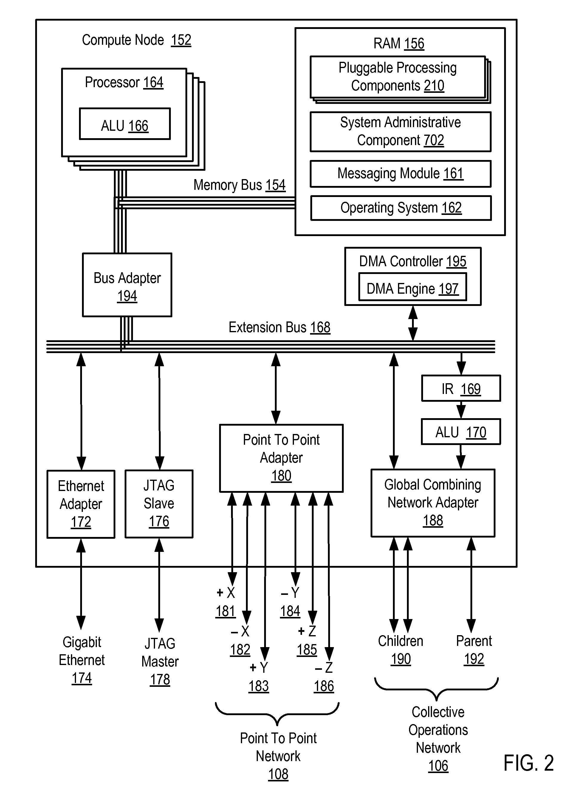 Tracking data processing in an application carried out on a distributed computing system