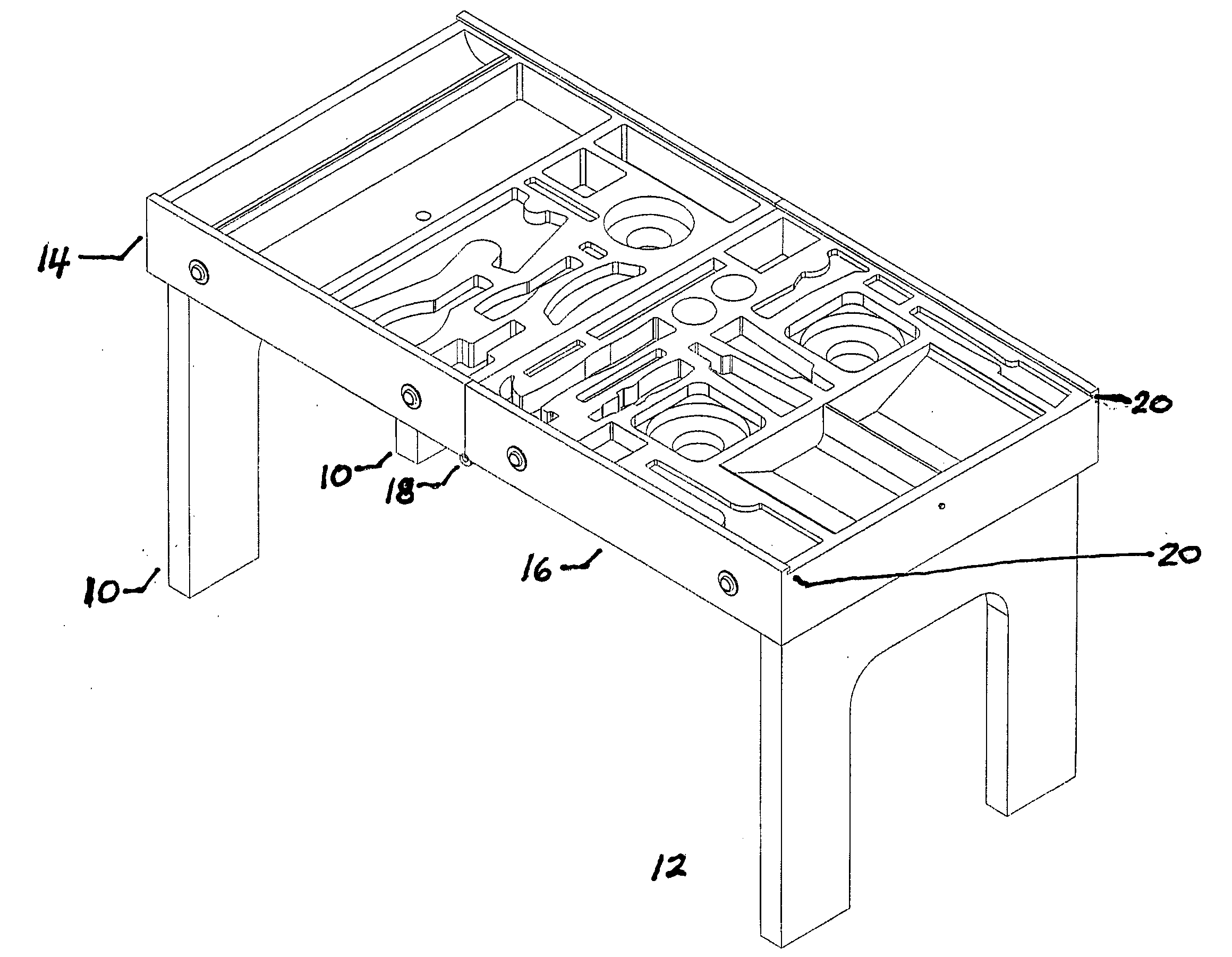 Portable tool management, storage and organizational system for painting and wallpapering