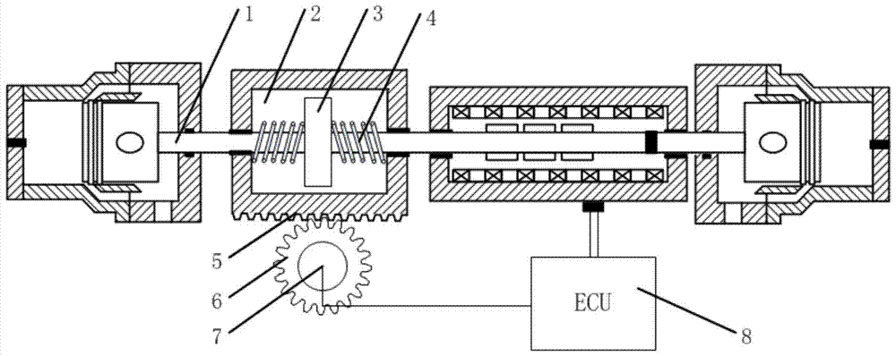 Free Piston Internal Combustion Electric Power System with Adjustable Compression Ratio