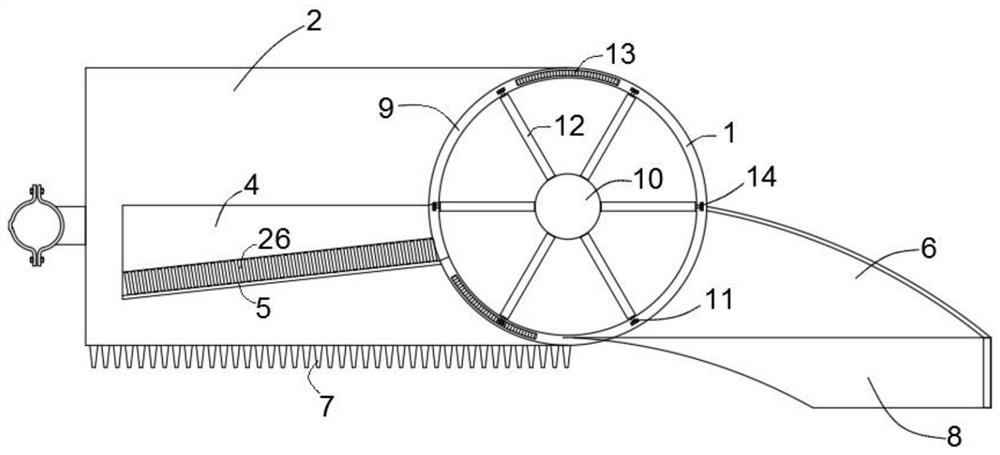 Railway ballast cleaning and tiling equipment