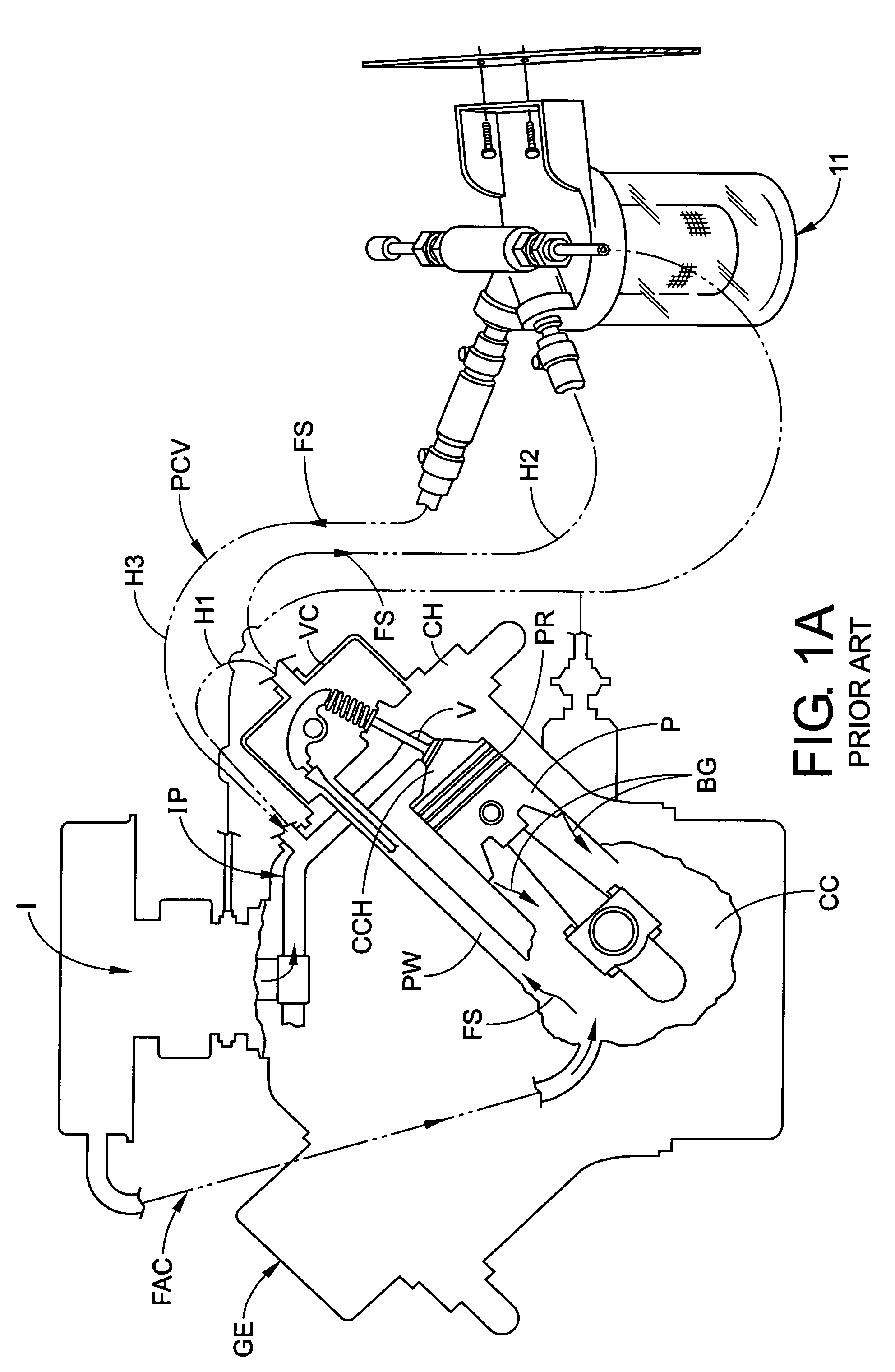 Apparatus for removing contaminants from crankcase emissions