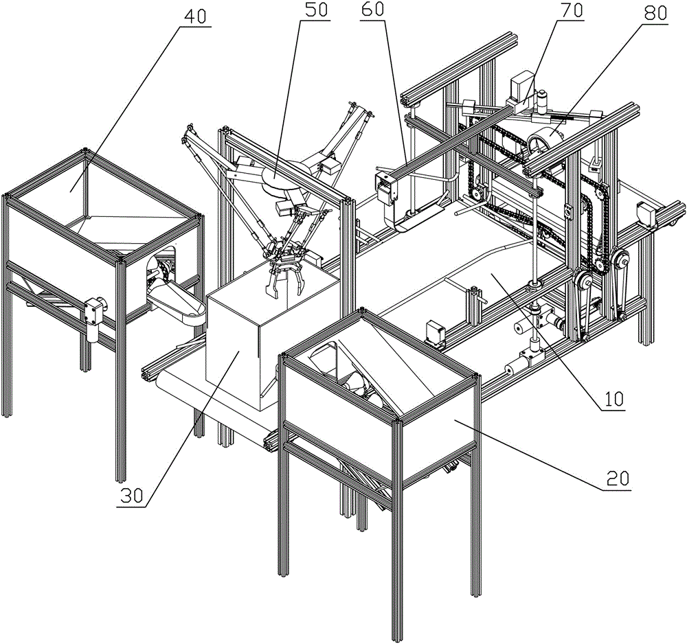 Multi-spherical-fruit mixed packaging machine and operation method