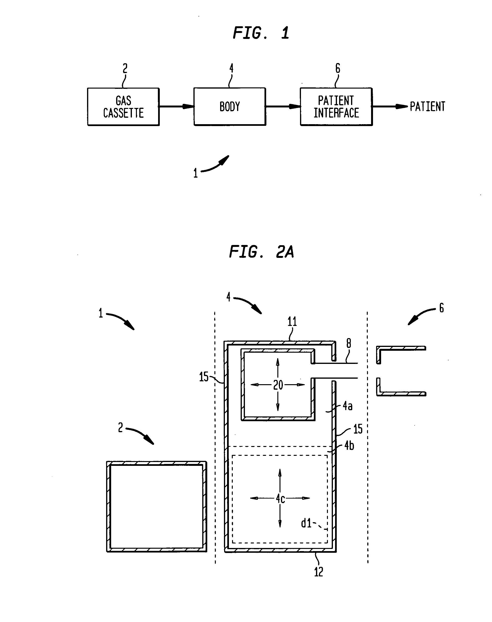 Method for administration of therapeutic gases